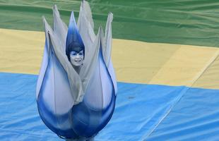 Imagens da cerimnia de abertura da Copa do Mundo de 2014, na Arena Corinthians, em So Paulo