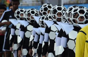 Imagens da cerimnia de abertura da Copa do Mundo de 2014, na Arena Corinthians, em So Paulo