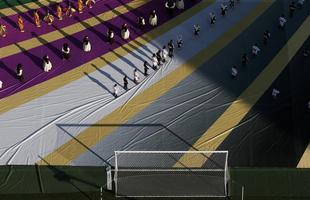 Imagens da cerimnia de abertura da Copa do Mundo de 2014, na Arena Corinthians, em So Paulo