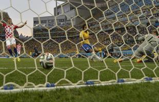 Lances de Brasil e Crocia, na Arena Itaquero, pela partida de abertura da Copa do Mundo