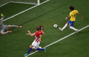 Lances de Brasil e Crocia, na Arena Itaquero, pela partida de abertura da Copa do Mundo