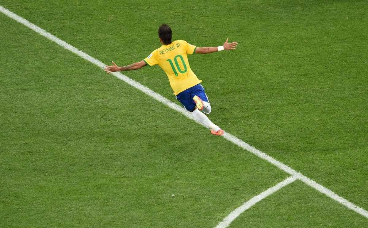 Lances de Brasil e Crocia, na Arena Itaquero, pela partida de abertura da Copa do Mundo