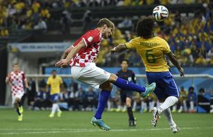 Lances de Brasil e Crocia, na Arena Itaquero, pela partida de abertura da Copa do Mundo