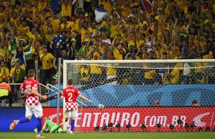 Lances de Brasil e Crocia, na Arena Itaquero, pela partida de abertura da Copa do Mundo