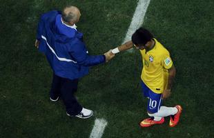 Lances de Brasil e Crocia, na Arena Itaquero, pela partida de abertura da Copa do Mundo