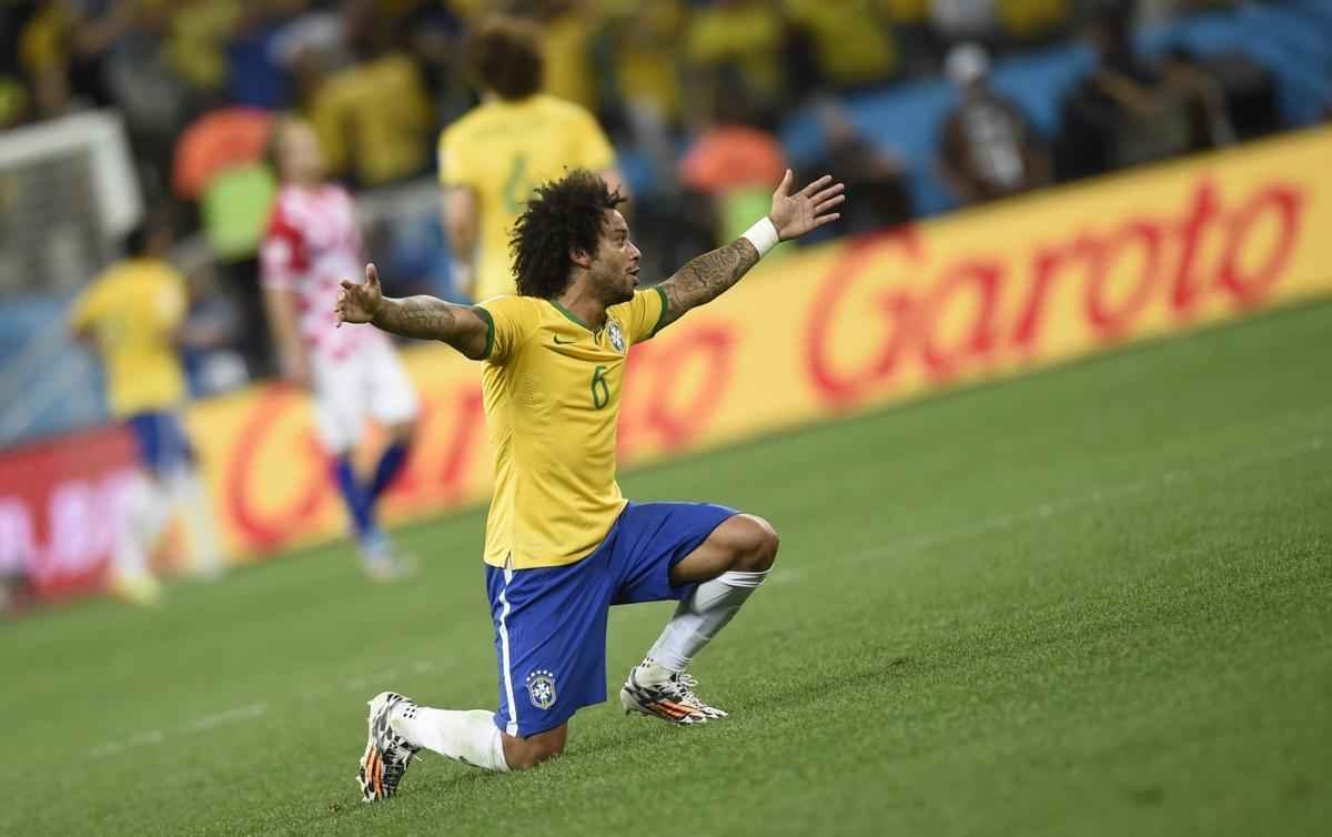 Lances de Brasil e Crocia, na Arena Itaquero, pela partida de abertura da Copa do Mundo