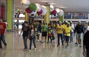 Cerca de 21 mil pessoas acompanharam da Fifa Fan Fest, em Belo Horizonte, a partida inaugural da Copa do Mundo