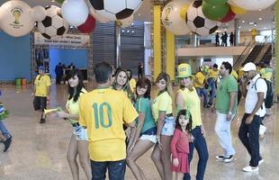 Cerca de 21 mil pessoas acompanharam da Fifa Fan Fest, em Belo Horizonte, a partida inaugural da Copa do Mundo