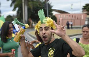 Cerca de 21 mil pessoas acompanharam da Fifa Fan Fest, em Belo Horizonte, a partida inaugural da Copa do Mundo