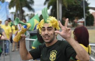 Cerca de 21 mil pessoas acompanharam da Fifa Fan Fest, em Belo Horizonte, a partida inaugural da Copa do Mundo