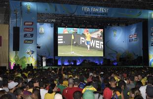 Cerca de 21 mil pessoas acompanharam da Fifa Fan Fest, em Belo Horizonte, a partida inaugural da Copa do Mundo