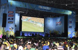 Cerca de 21 mil pessoas acompanharam da Fifa Fan Fest, em Belo Horizonte, a partida inaugural da Copa do Mundo