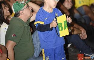 Cerca de 21 mil pessoas acompanharam da Fifa Fan Fest, em Belo Horizonte, a partida inaugural da Copa do Mundo