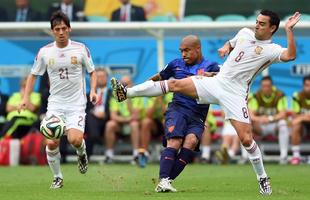 Na Arena Fonte Nova, em Salvador, Espanha e Holanda se enfrentam pelo Grupo B da Copa do Mundo