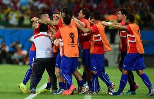 Imagens do jogo entre Chile e Austrlia, pelo Grupo B da Copa do Mundo, na Arena Pantanal, em Cuiab