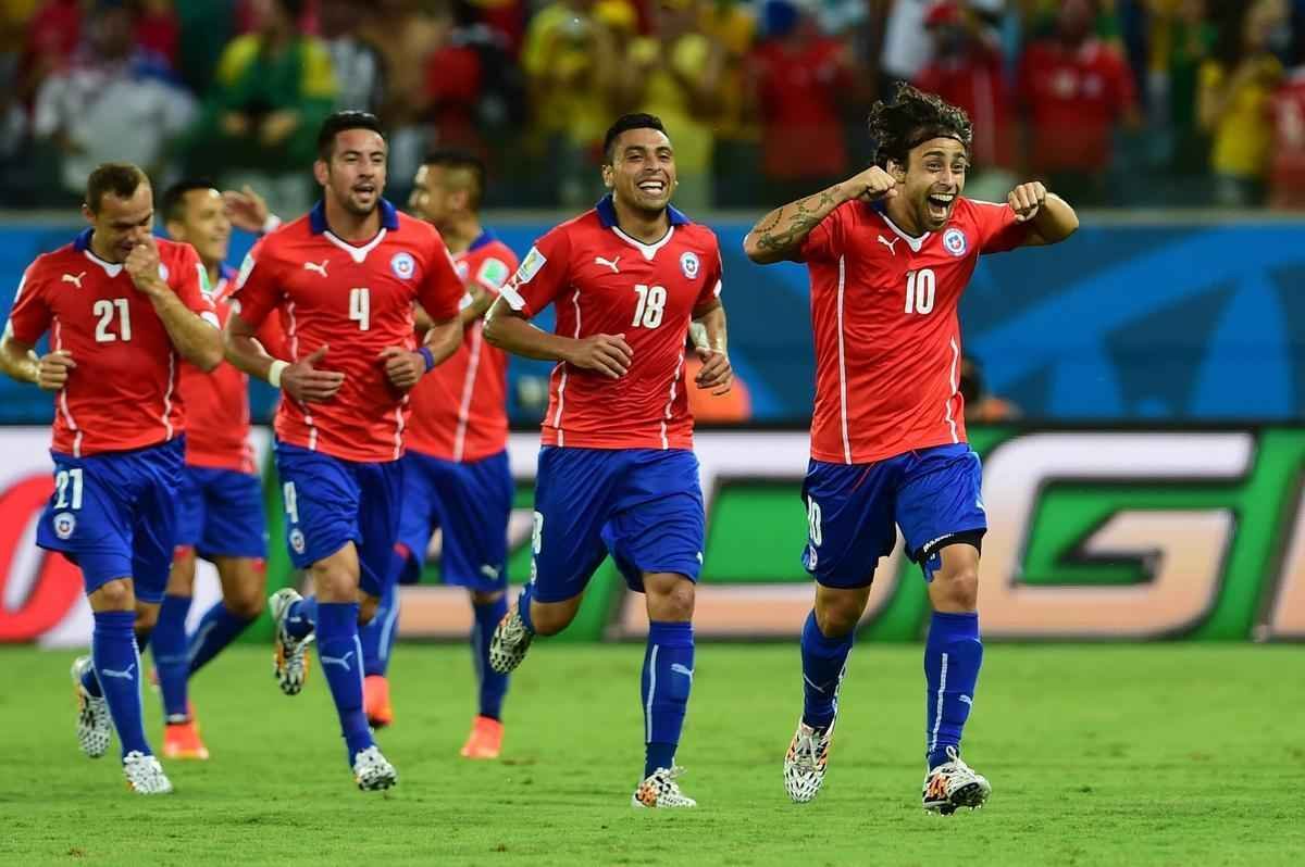 Imagens do jogo entre Chile e Austrlia, pelo Grupo B da Copa do Mundo, na Arena Pantanal, em Cuiab
