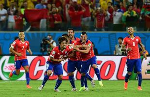 Imagens do jogo entre Chile e Austrlia, pelo Grupo B da Copa do Mundo, na Arena Pantanal, em Cuiab