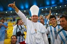 Torcedores argentinos tomaram conta do 'Maraca' no primeiro jogo da Copa do Mundo