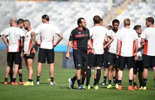 Sele��o Belga treina no Mineir�o, palco do duelo contra Arg�lia, pelo Grupo H da Copa