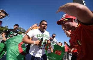 Sele��o Belga treina no Mineir�o, palco do duelo contra Arg�lia, pelo Grupo H da Copa