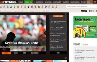 Com a sombra do astro Cristiano Ronaldo, o jornal portugu�s 'Mais futebol' bradou: 'A cr�nica da pior tarde'