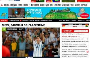 L%u2019Equipe, da Fran�a - Messi, salvador da Argentina