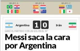 Marca, da Espanha - Messi mostra sua cara pela Argentina