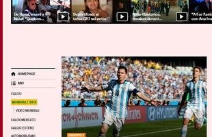 Gazzetta Dello Sport, da It�lia - Obra-prima de Messi classifica Argentina para as oitavas