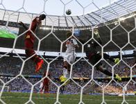 Imagens do jogo entre Alemanha e Gana