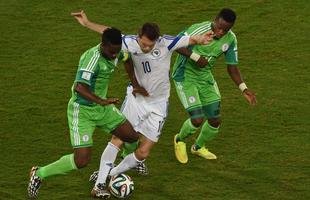 Confira as imagens do confronto entre Nigria e Bsnia na Copa do Mundo