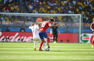 Imagens do jogo no Mineiro, em Belo Horizonte, entre Costa Rica e Inglaterra