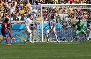 Imagens do jogo no Mineiro, em Belo Horizonte, entre Costa Rica e Inglaterra