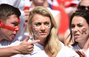 Imagens de torcedores no Mineiro na partida pelo Grupo D da Copa entre Costa Rica e Inglaterra