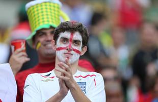 Imagens de torcedores no Mineiro na partida pelo Grupo D da Copa entre Costa Rica e Inglaterra