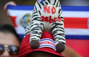 Imagens de torcedores no Mineiro na partida pelo Grupo D da Copa entre Costa Rica e Inglaterra