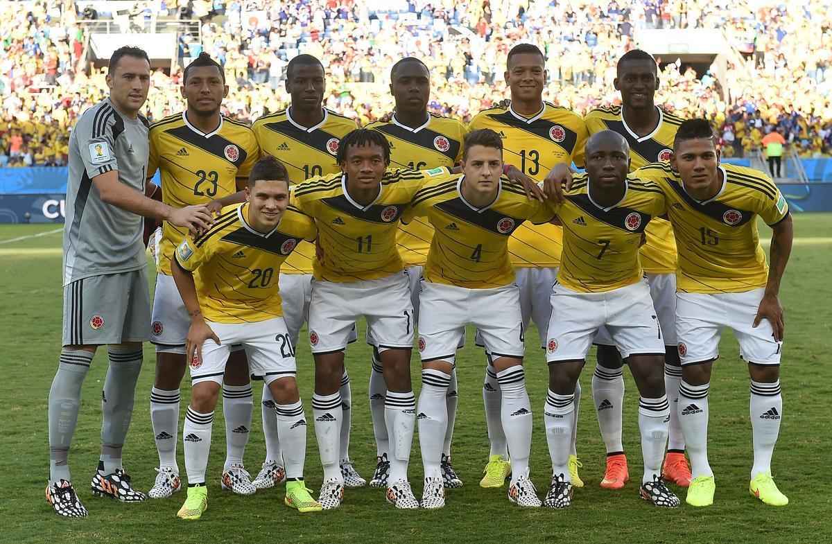 Imagens do jogo entre Japo e Colmbia, em Cuiab, pelo Grupo C da Copa do Mundo