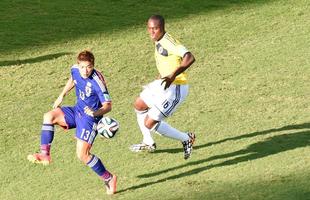 Imagens do jogo entre Japo e Colmbia, em Cuiab, pelo Grupo C da Copa do Mundo