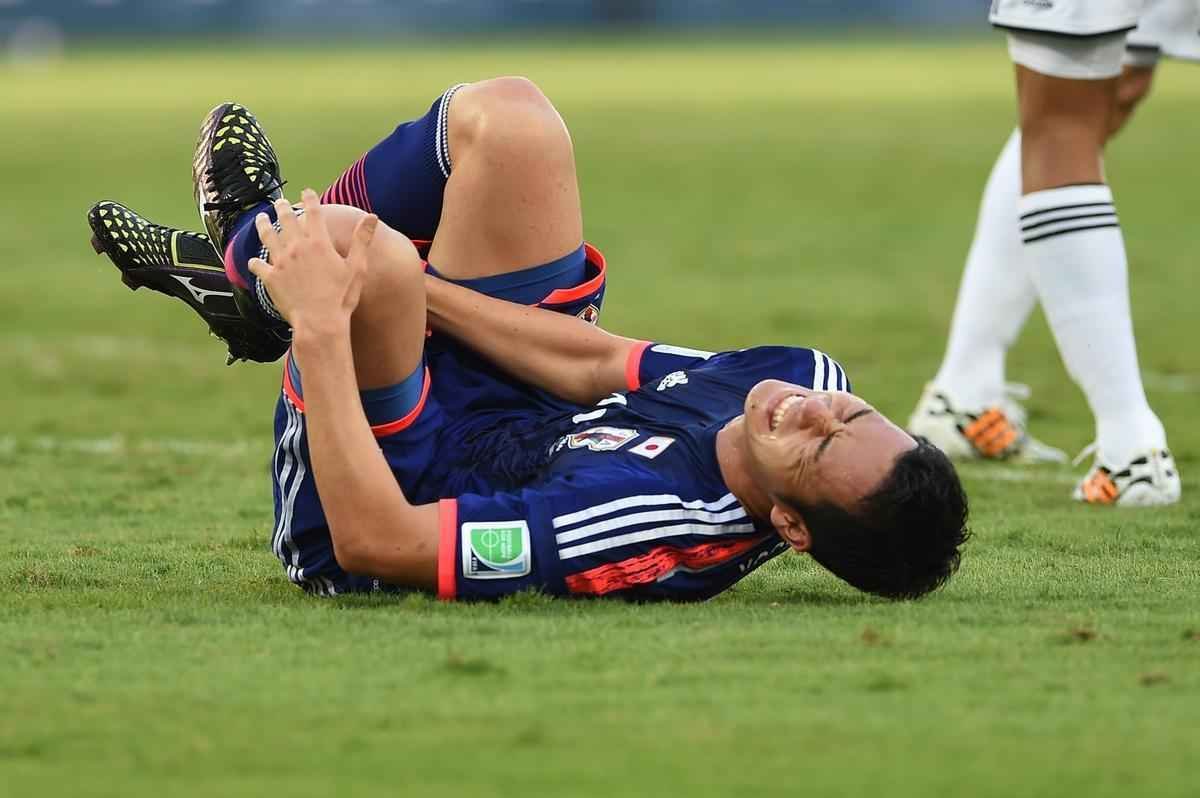 Imagens do jogo entre Japo e Colmbia, em Cuiab, pelo Grupo C da Copa do Mundo