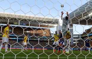 Imagens do jogo entre Japo e Colmbia, em Cuiab, pelo Grupo C da Copa do Mundo