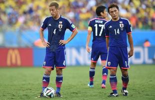 Imagens do jogo entre Japo e Colmbia, em Cuiab, pelo Grupo C da Copa do Mundo