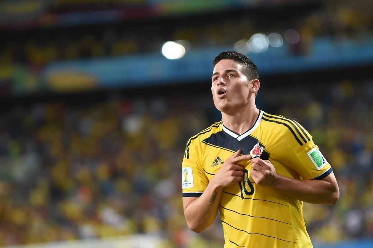 Imagens do jogo entre Japo e Colmbia, em Cuiab, pelo Grupo C da Copa do Mundo