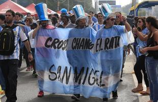 Chegada dos torcedores argentinos ao Estdio Beira-Rio, em Porto Alegre, para jogo contra a Nigria pela Copa