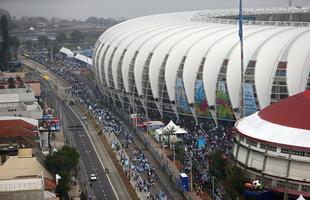 Chegada dos torcedores argentinos ao Estdio Beira-Rio, em Porto Alegre, para jogo contra a Nigria pela Copa