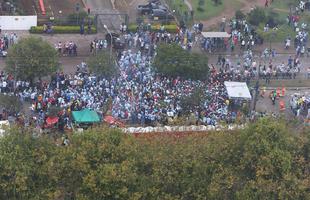 Chegada dos torcedores argentinos ao Estdio Beira-Rio, em Porto Alegre, para jogo contra a Nigria pela Copa