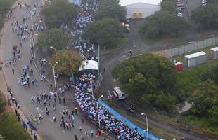 Chegada dos torcedores argentinos ao Estdio Beira-Rio, em Porto Alegre, para jogo contra a Nigria pela Copa