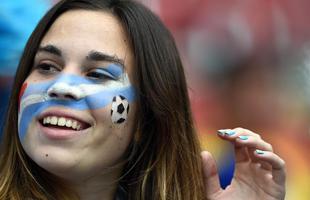 Beira-Rio foi tomado por torcedores argentinos na partida contra a Nigria pelo Grupo F da Copa do Mundo