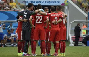 Imagens da partida entre Honduras e Sua pelo Grupo E da Copa do Mundo