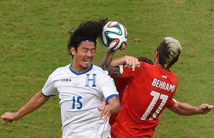 Imagens da partida entre Honduras e Sua pelo Grupo E da Copa do Mundo