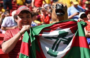 Fotos da torcida entre Portugal e Gana em Braslia