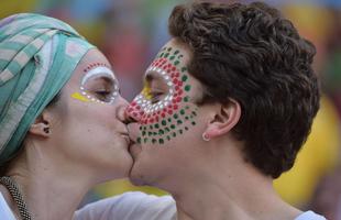 Fotos da torcida entre Portugal e Gana em Braslia